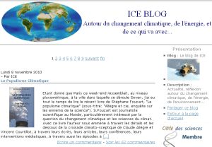 accès au site ICE Blog
